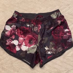 North Face flash-dry running shorts.